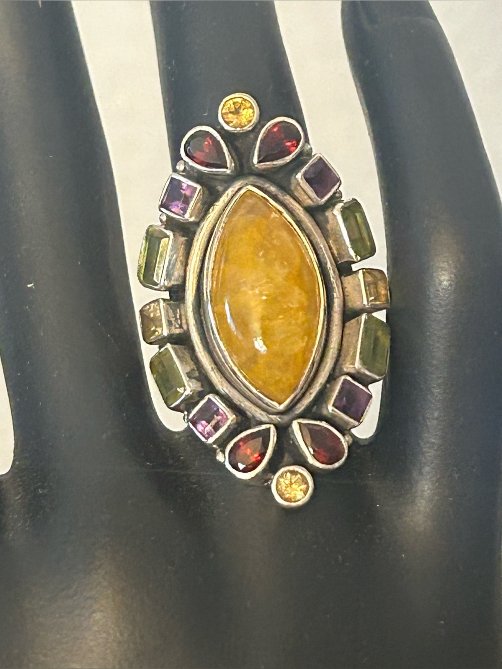 Nicky Butler .925 Butterscotch Quartz Ring